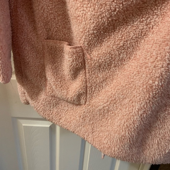 Hue Light Pink Sherpa Super Soft Cardigan L/XL - Picture 6 of 7